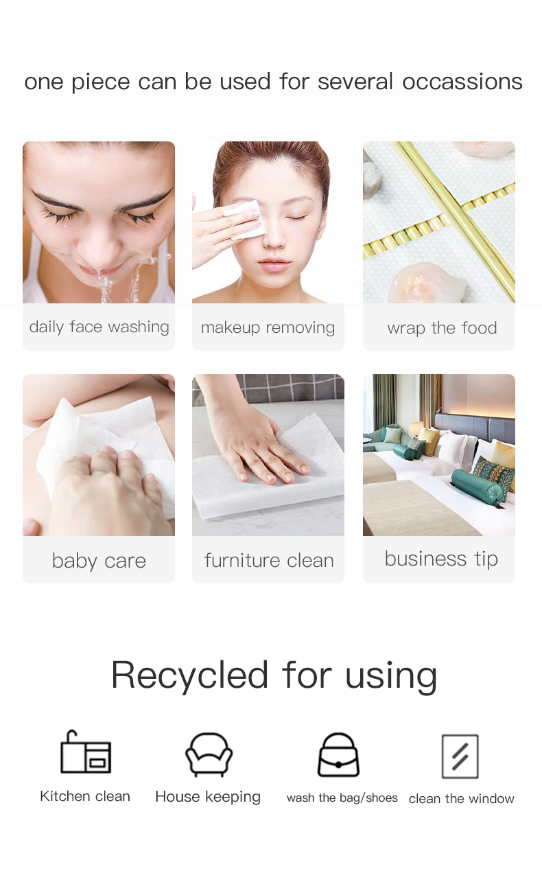 Disposable face tissue